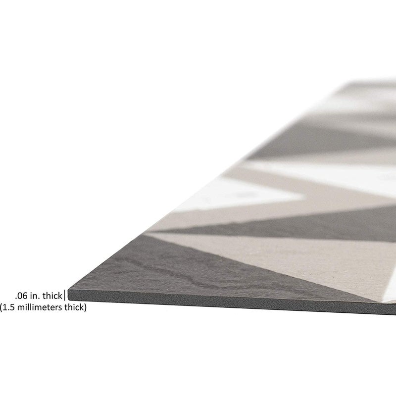 Achim بلاط أرضيات فينيل ذاتي اللصق 12 بوصة بتصميم ريترو، 20 بلاطة - 12" × 12"، نمط رخام بريزم - قشر و ألصق، أرضيات افعلها بنفسك للمطبخ، غرفة الطعام، غرف النوم والحمامات من أتشيم هوم ديكور - Image 4